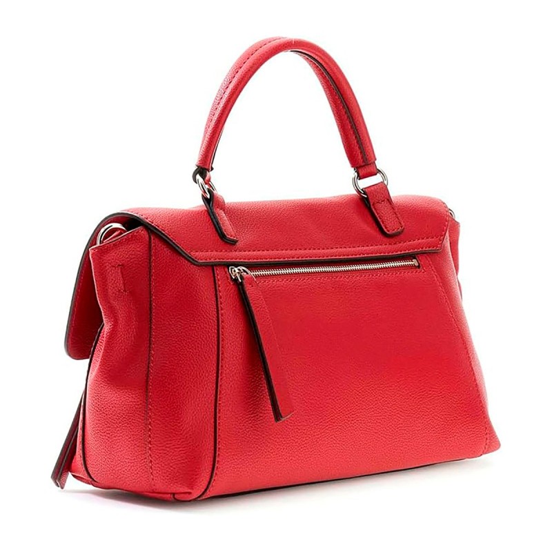 Bolso bandolera Devon Top Handle Flap Dark Cherry rojo oscuro