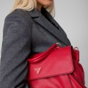 Bolso bandolera Devon Top Handle Flap Dark Cherry rojo oscuro