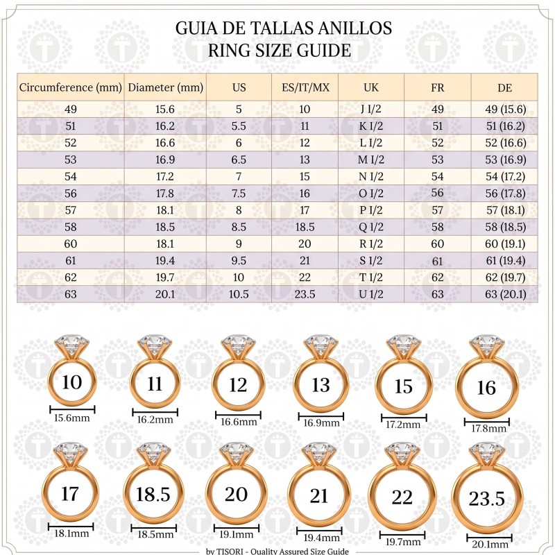 Solitario Oro Blanco 18K Con Diamante Lab 1Ct